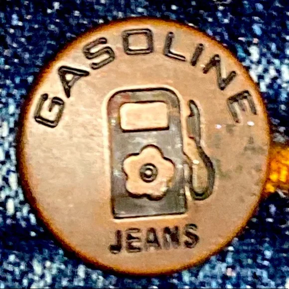 Gasoline Girls Blue Jeans with Butterfly Bling Size 6X